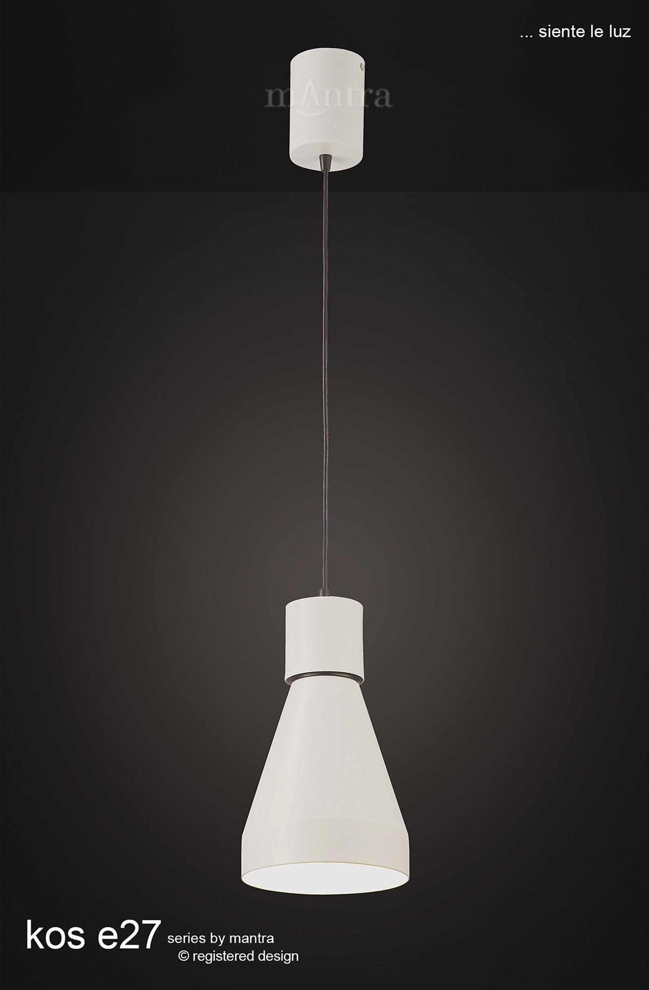 Kos E27 Ceiling Lights Mantra Fusion Single Pendant Kos E27 Ceiling Lights Mantra Fusion Single Pendant
